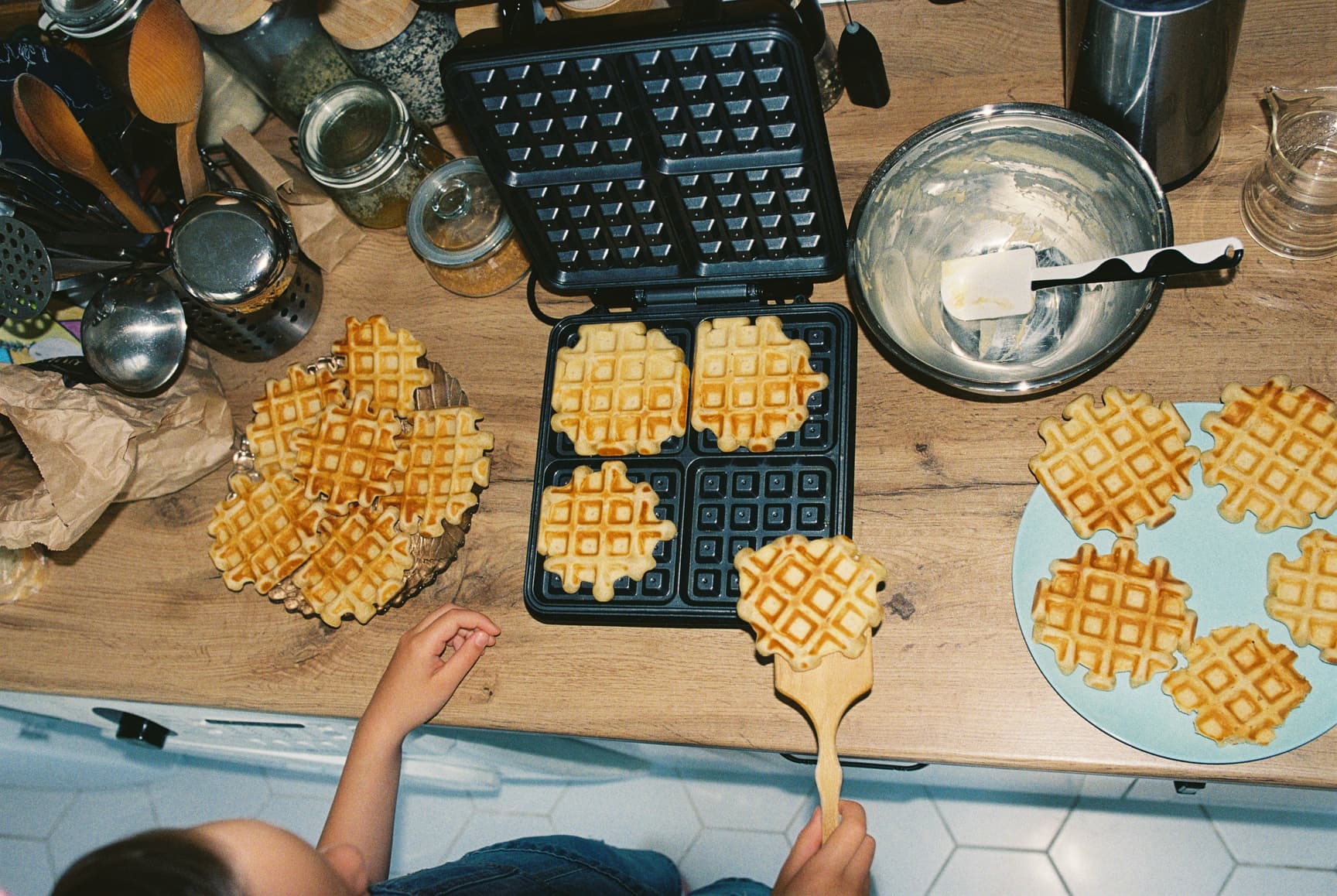 Borrow the wafflemaker, Own the brunch.